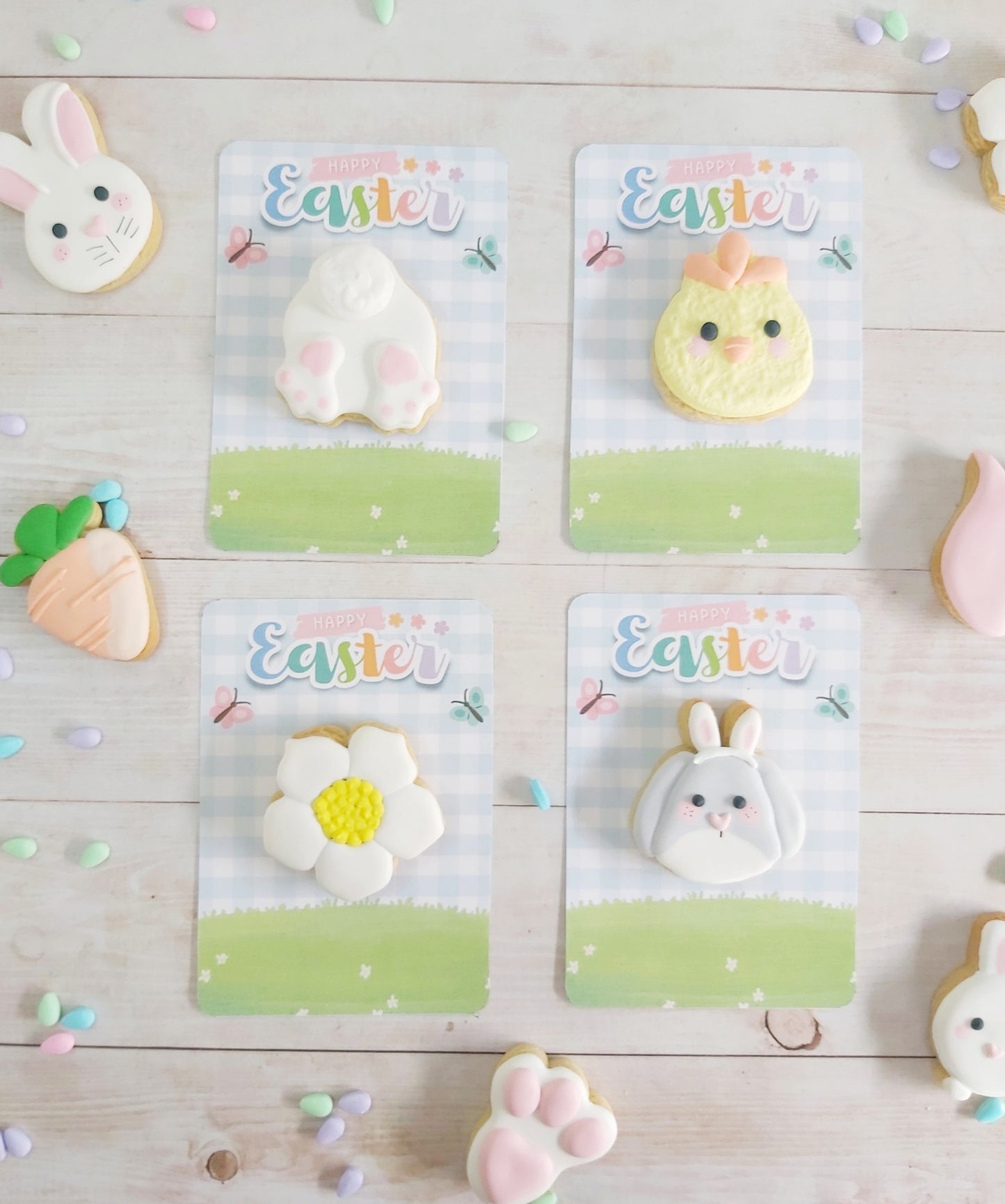 Cookie Card - Bright Happy Easter Cookie Card