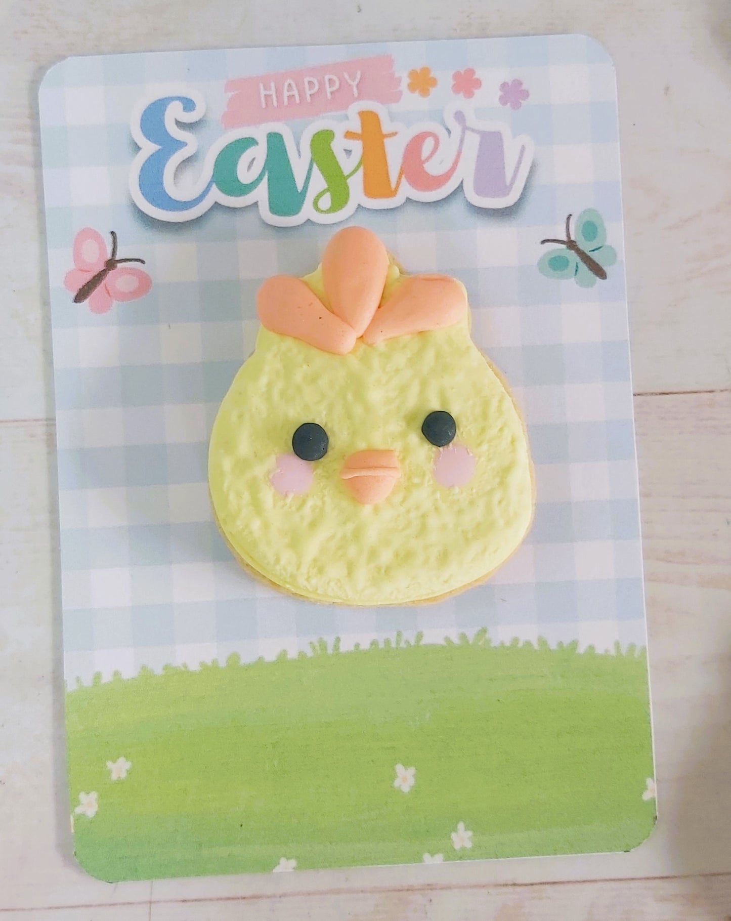 Cookie Card - Bright Happy Easter Cookie Card