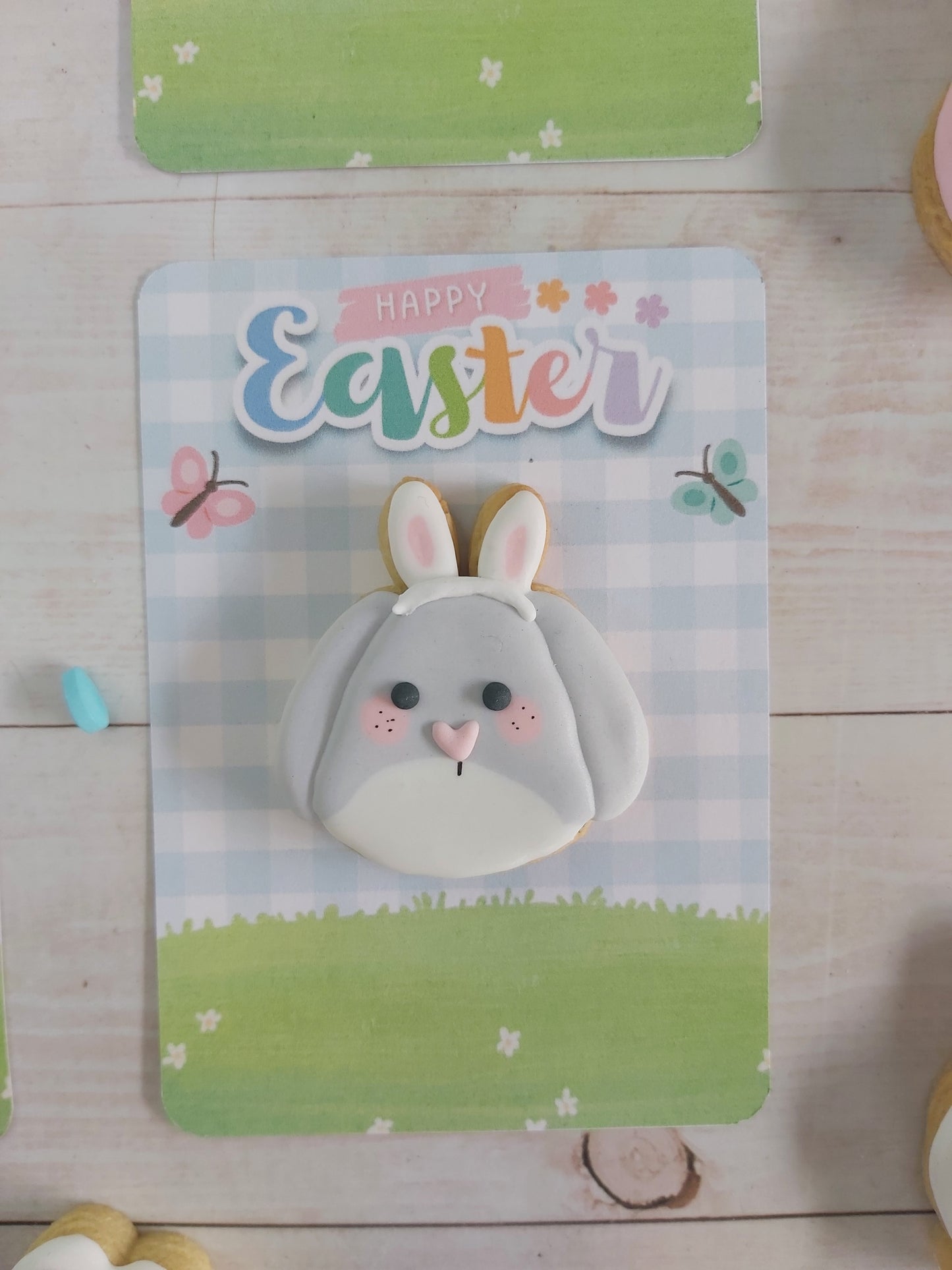 Cookie Card - Bright Happy Easter Cookie Card