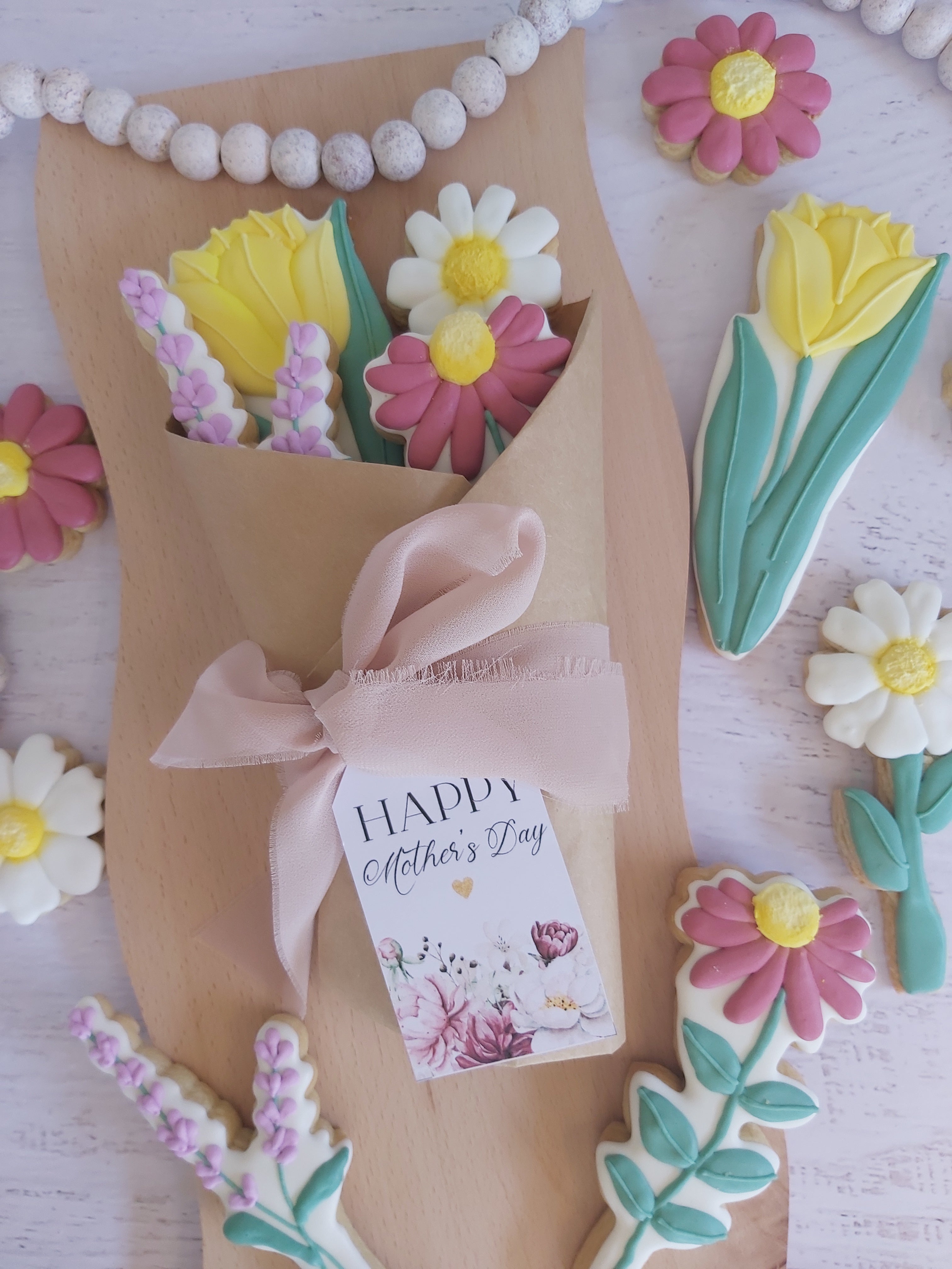 Cookie Flower Bouquet Cake Junkies