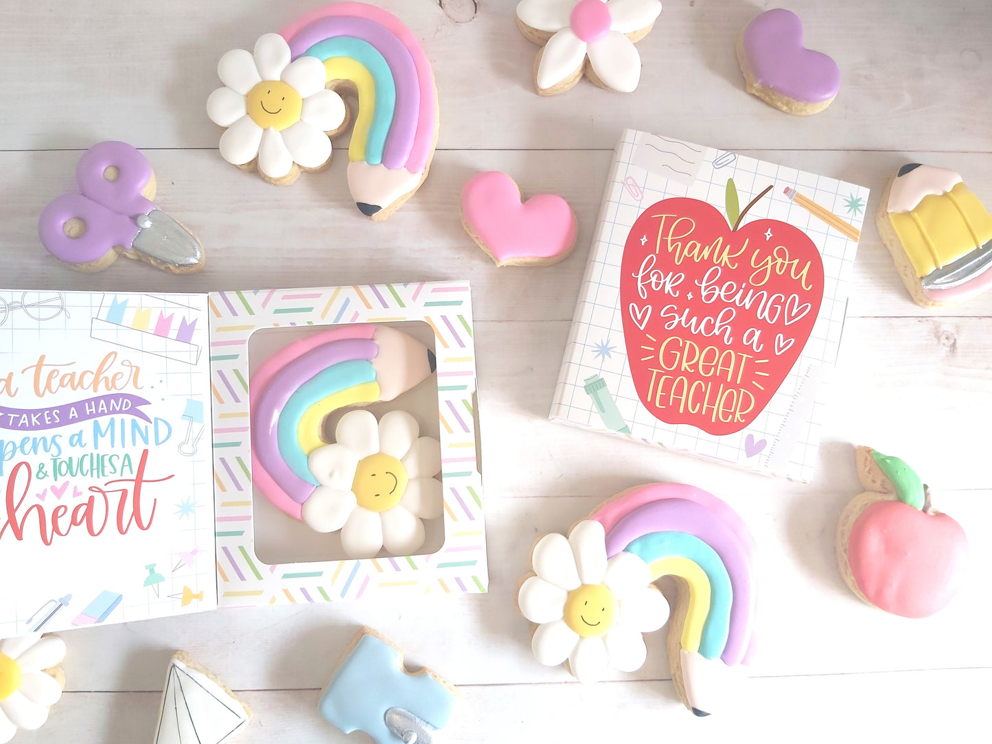 Teachers Cookie Box Card