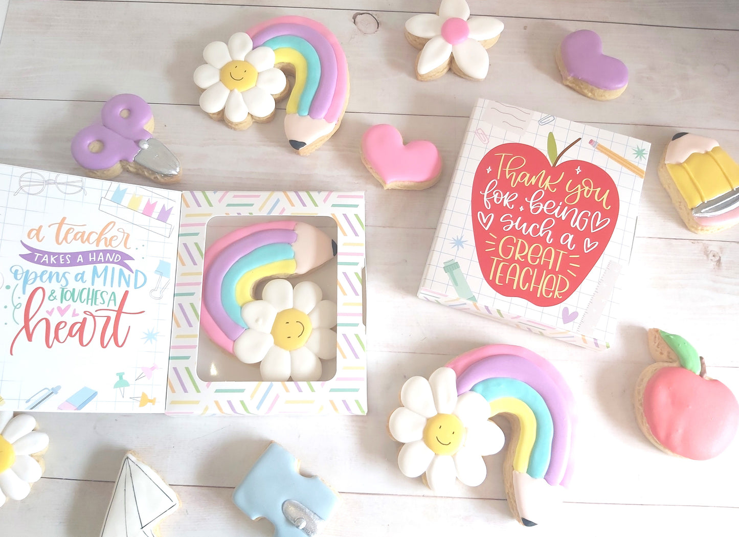 Teachers Cookie Box Card