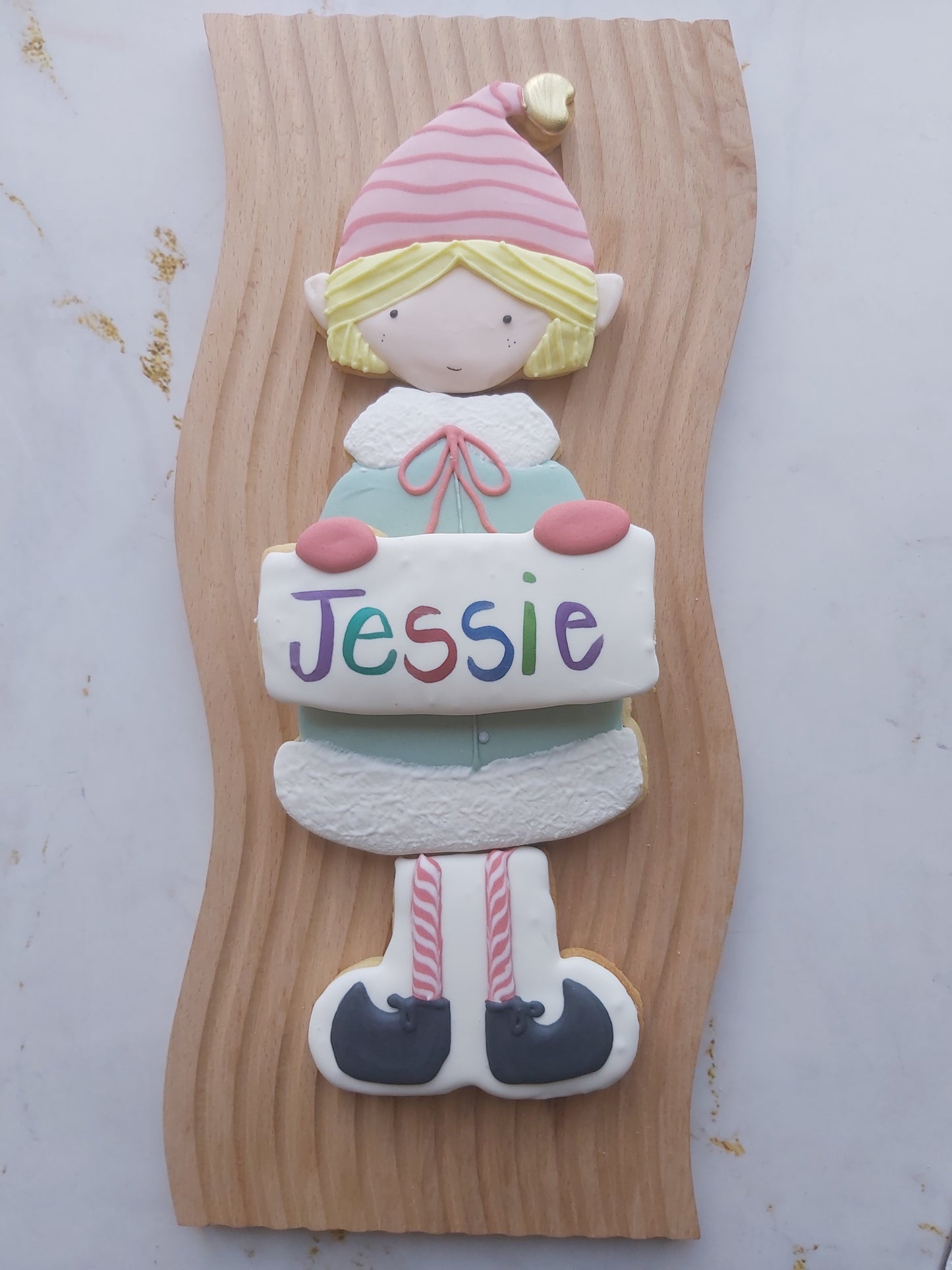 Personalised Elf Cookie