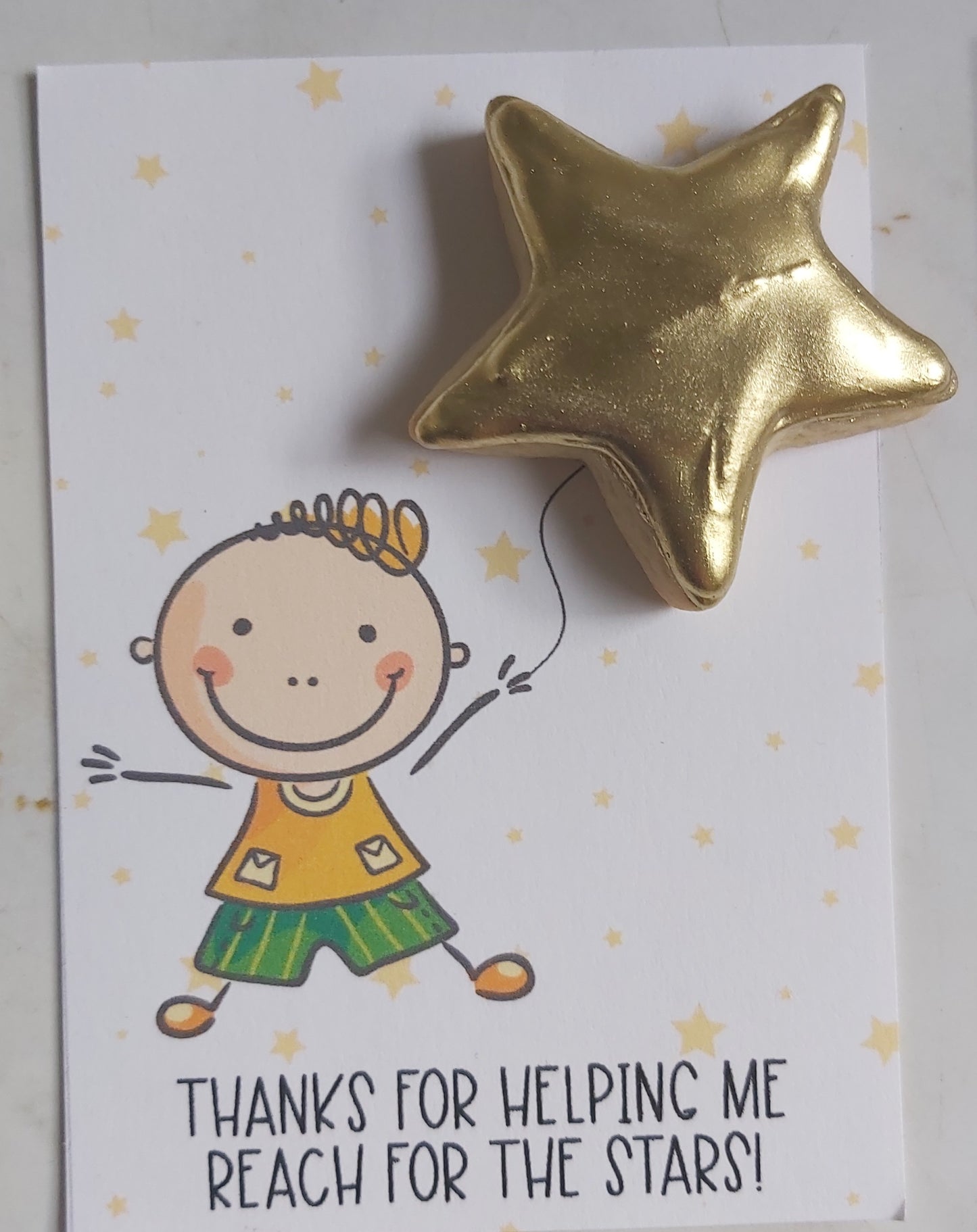 Teachers Cookie Cards - Reaching for the Stars