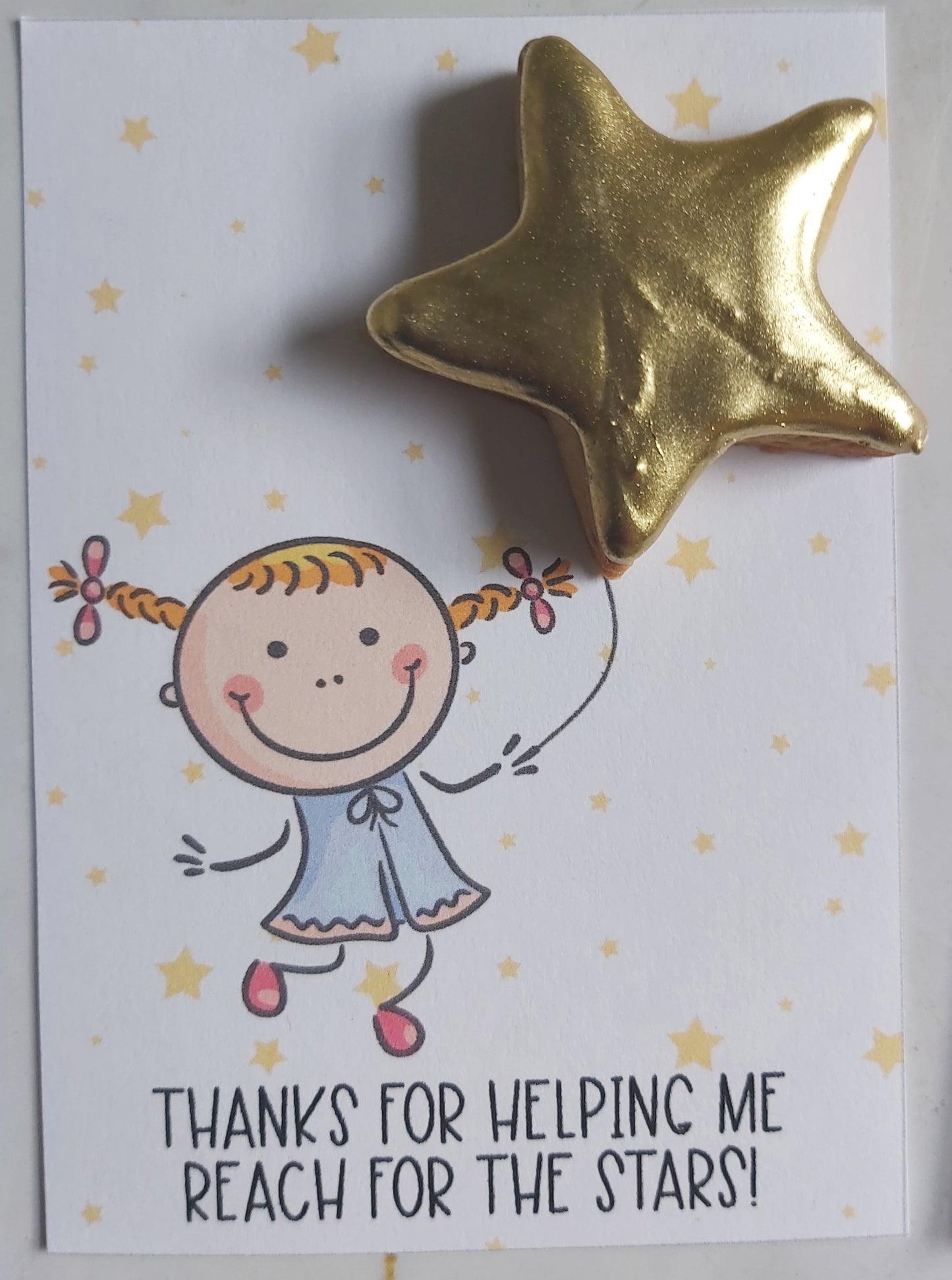 Teachers Cookie Cards - Reaching for the Stars