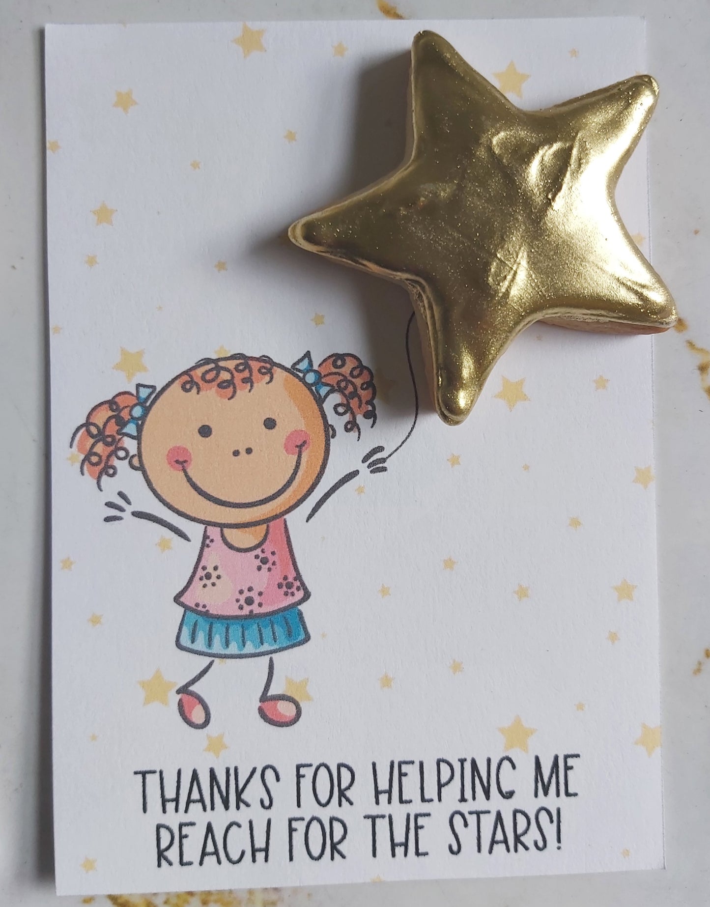 Teachers Cookie Cards - Reaching for the Stars