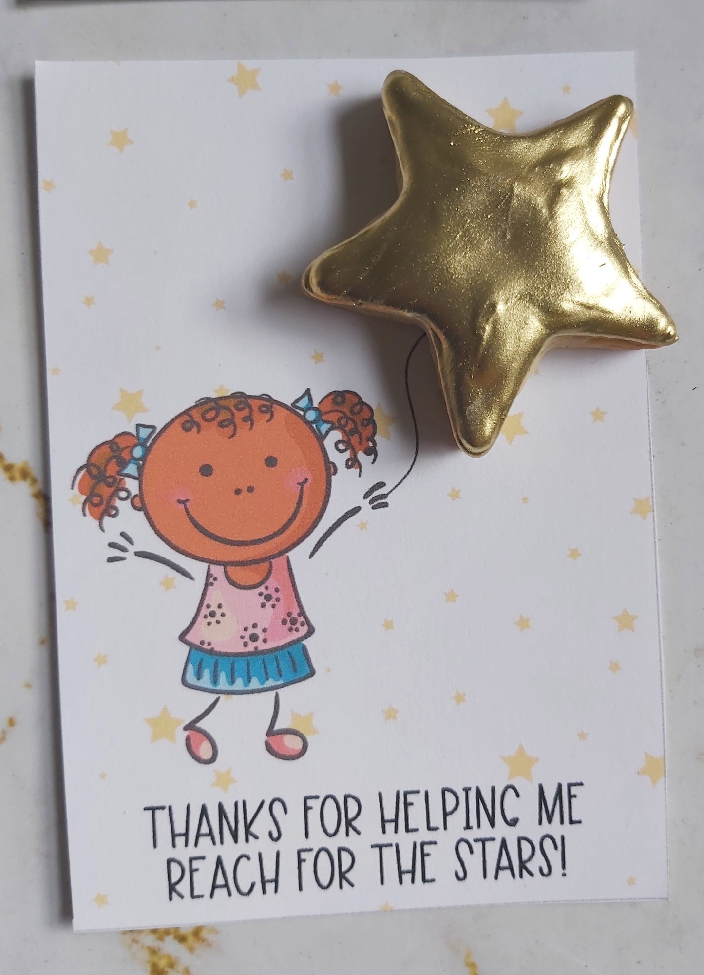 Teachers Cookie Cards - Reaching for the Stars