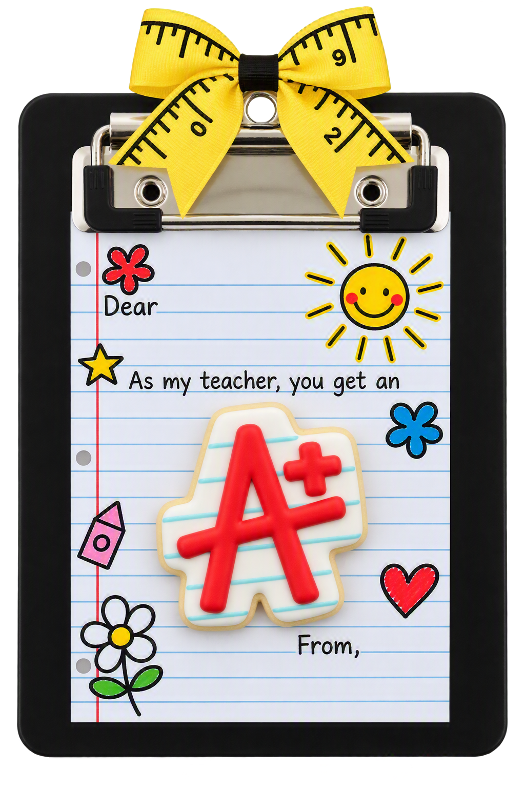 Clipboard Cookie Card