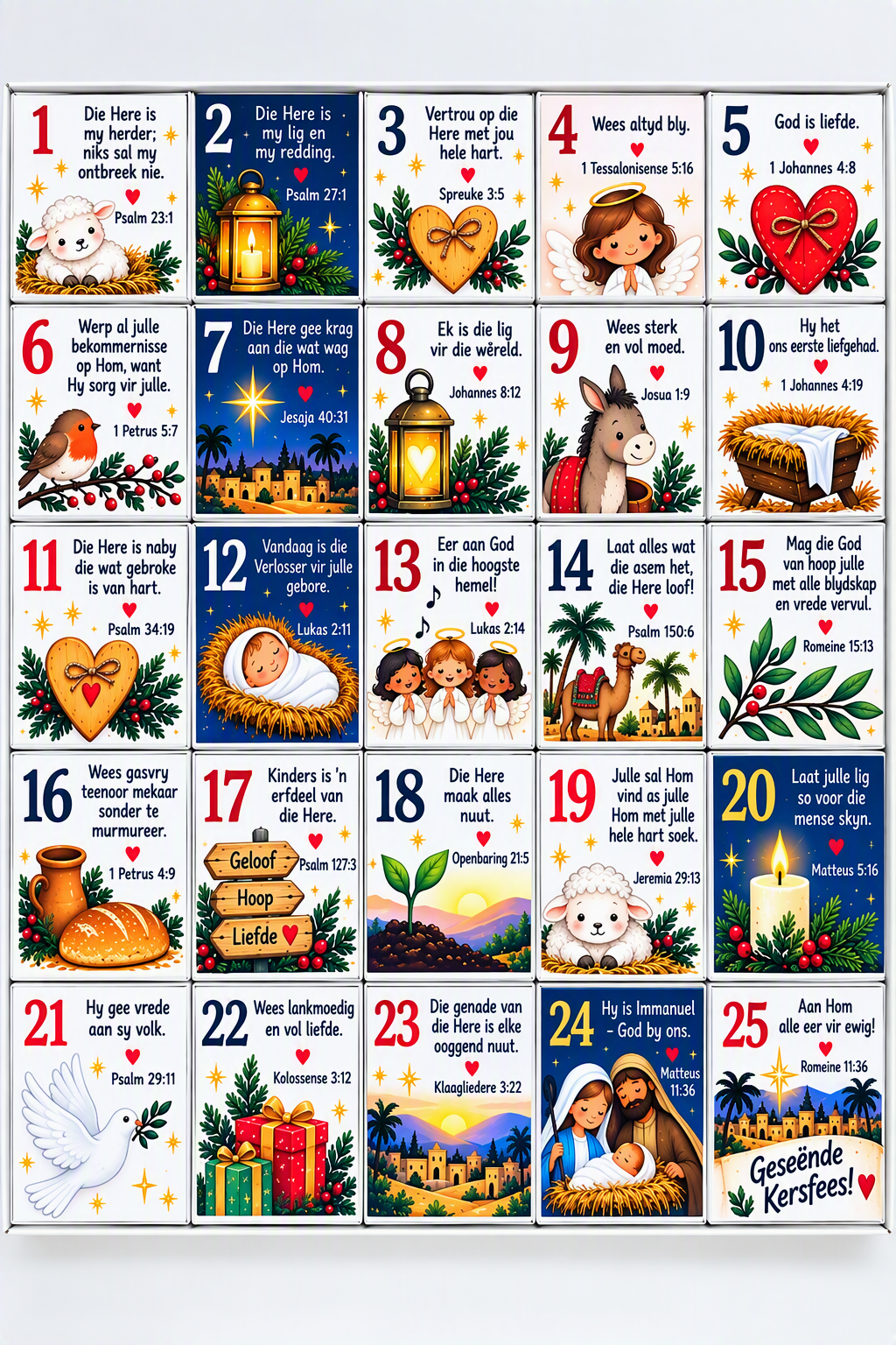 25 Day Nativity Calendar