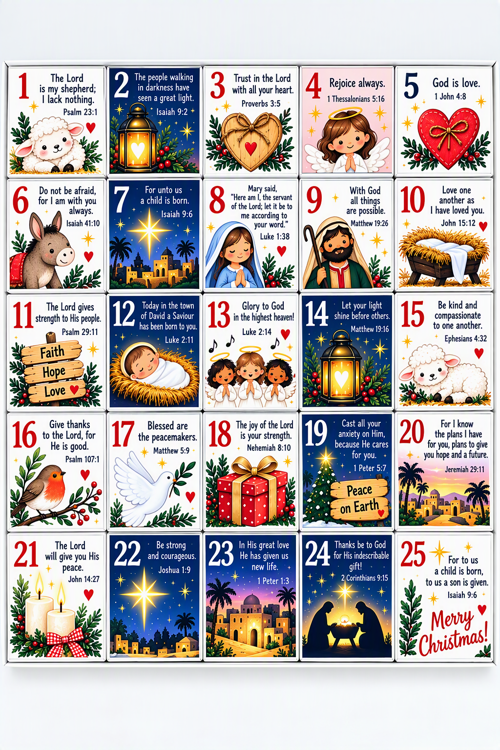 25 Day Nativity Calendar
