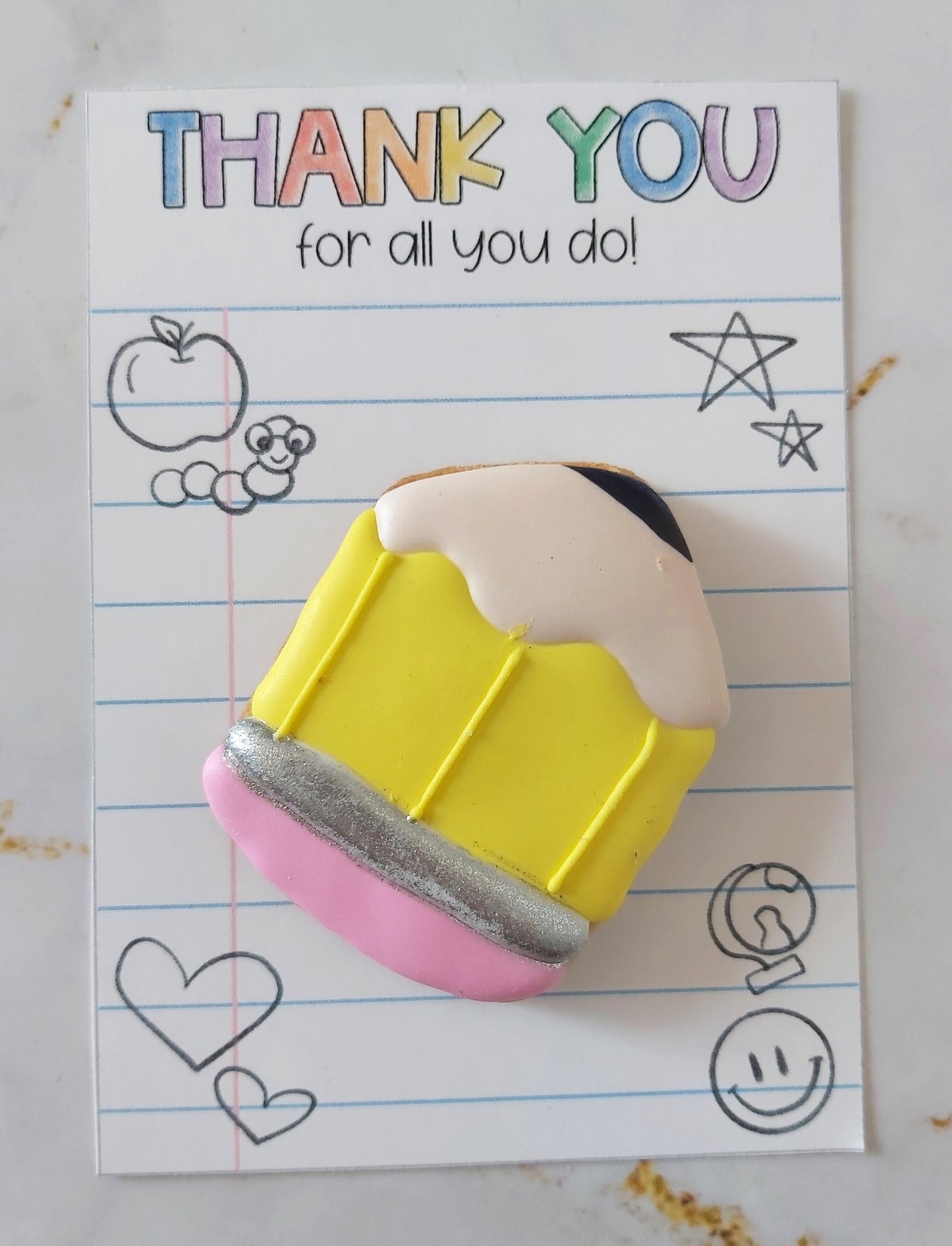 Teacher's Cookie Cards - Thank You for all you do!