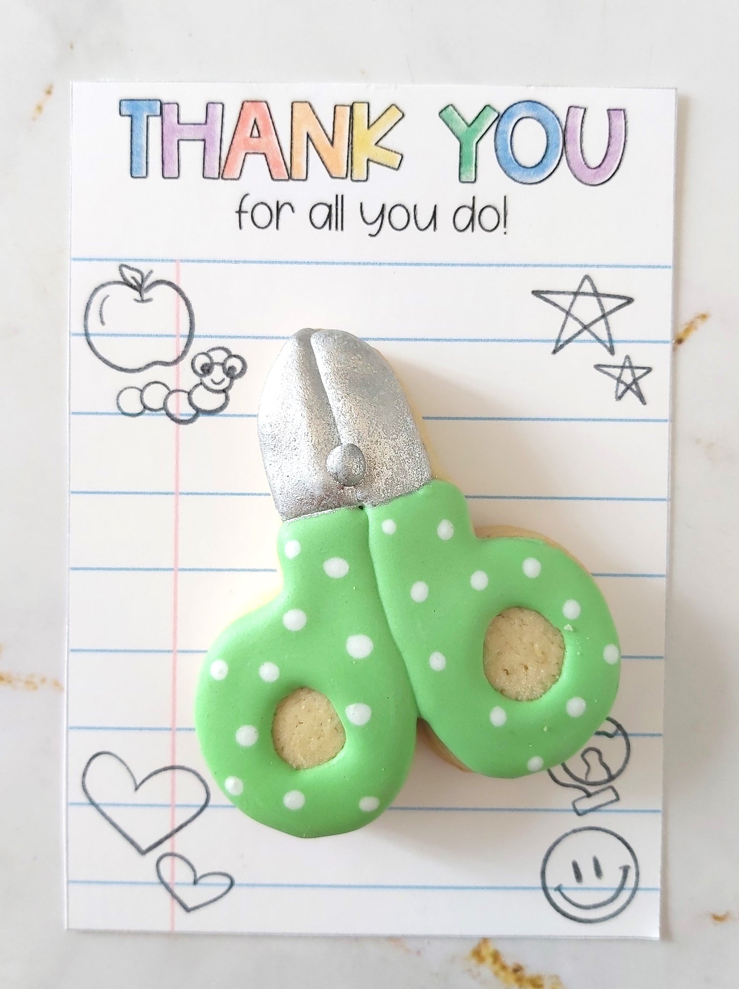 Teacher's Cookie Cards - Thank You for all you do!