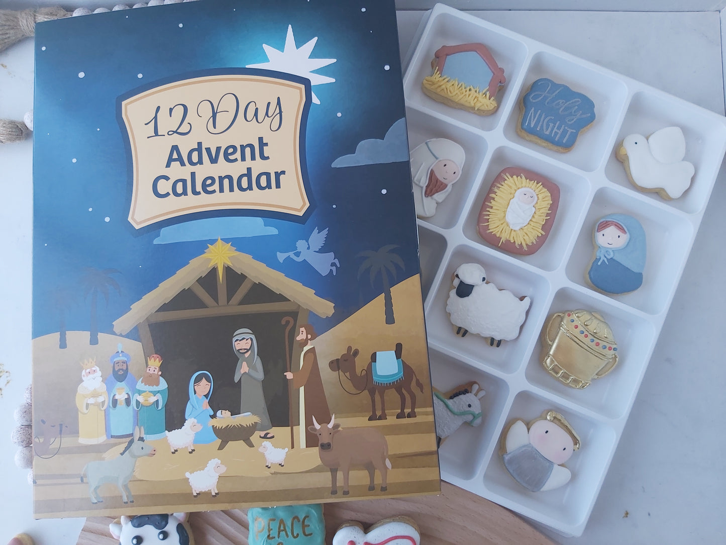 12 Day Advent Calendar - Nativity set