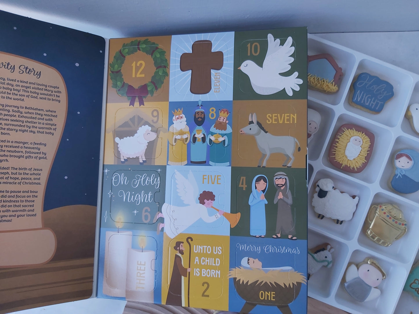 12 Day Advent Calendar - Nativity set