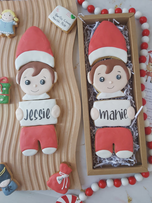 Personalised Elf Stackable Cookie