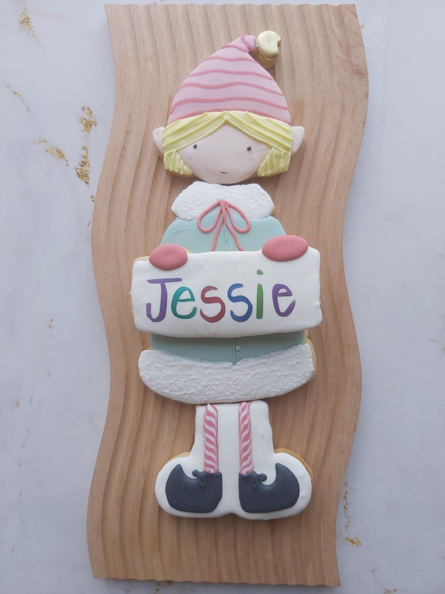 Personalised Elf Cookie