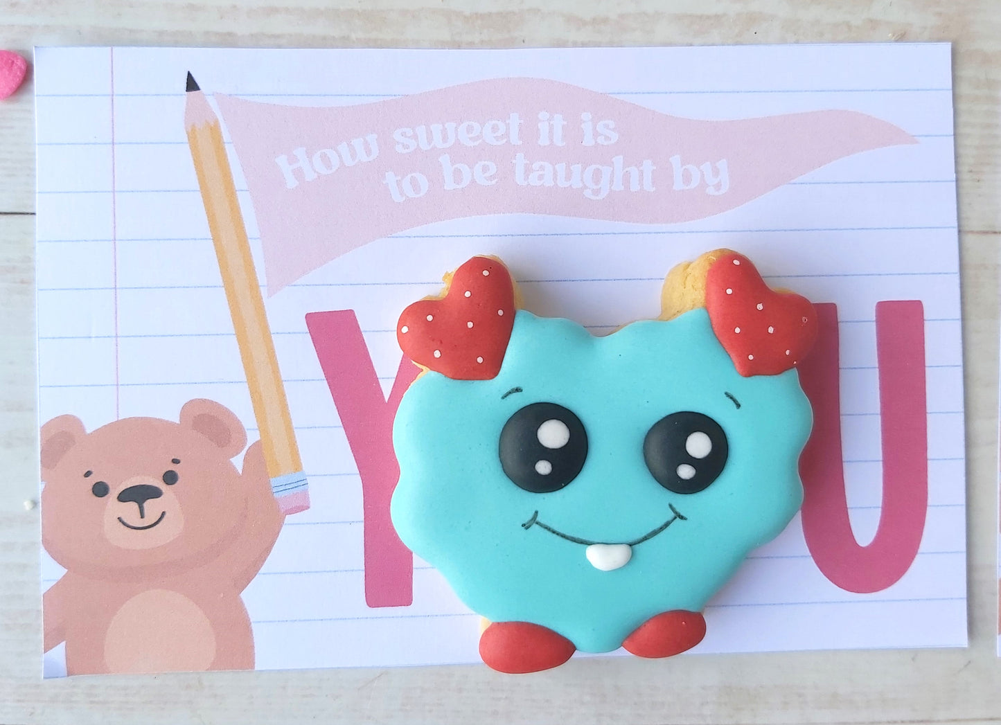Teacher Cookie Card