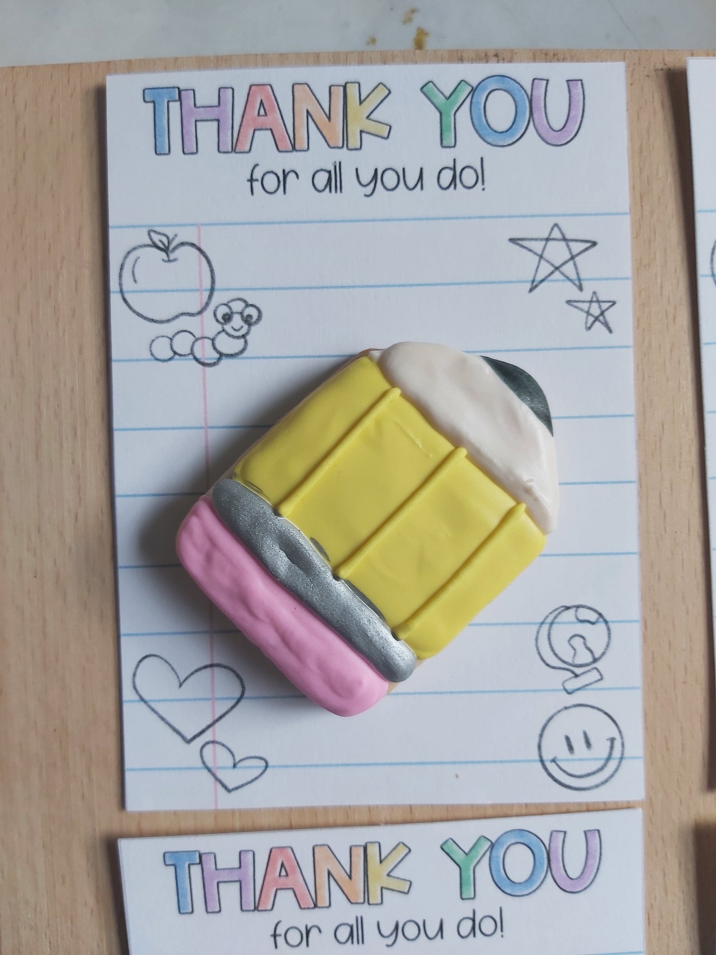 Teacher's Cookie Cards - Thank You for all you do!