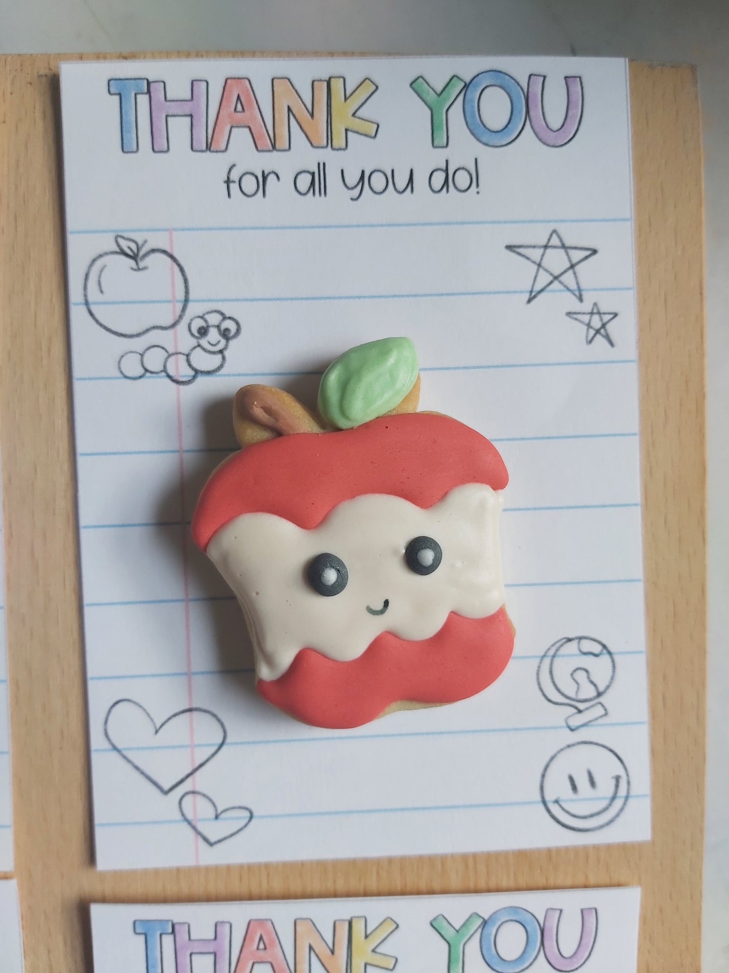 Teacher's Cookie Cards - Thank You for all you do!