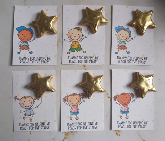 Teachers Cookie Cards - Reaching for the Stars