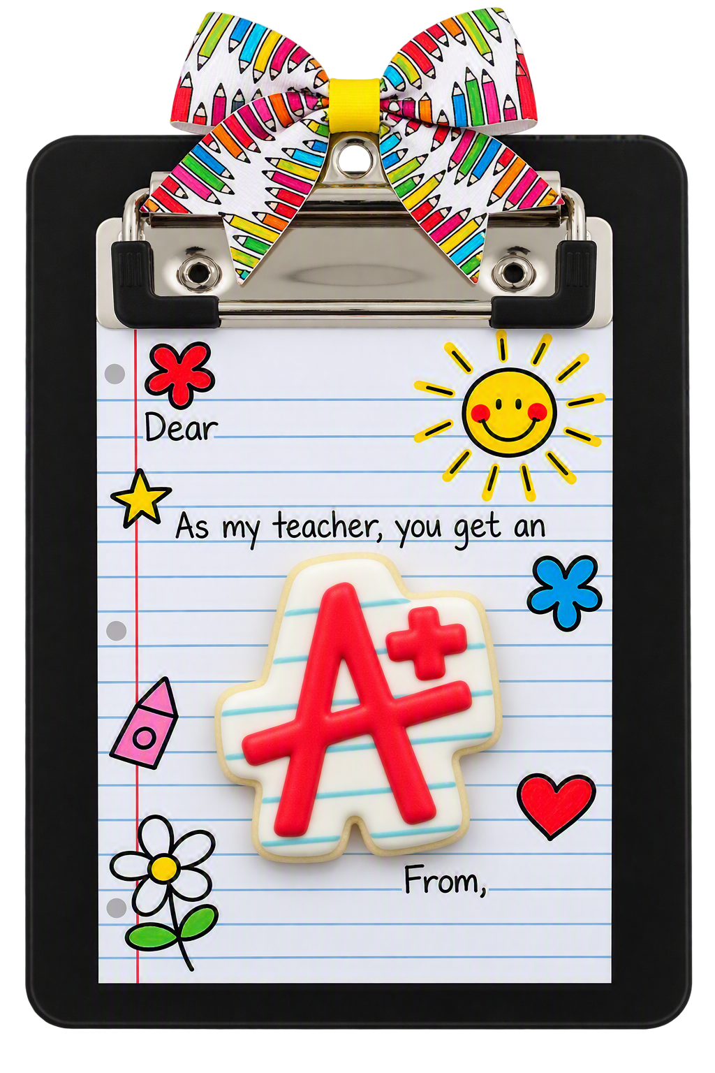 Clipboard Cookie Card