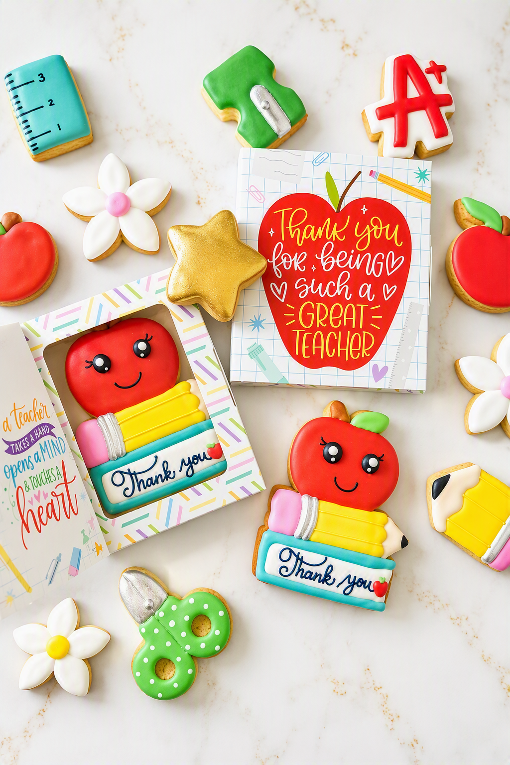 Teachers Cookie Box Card