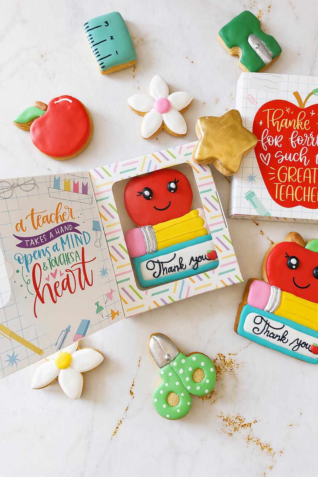 Teachers Cookie Box Card