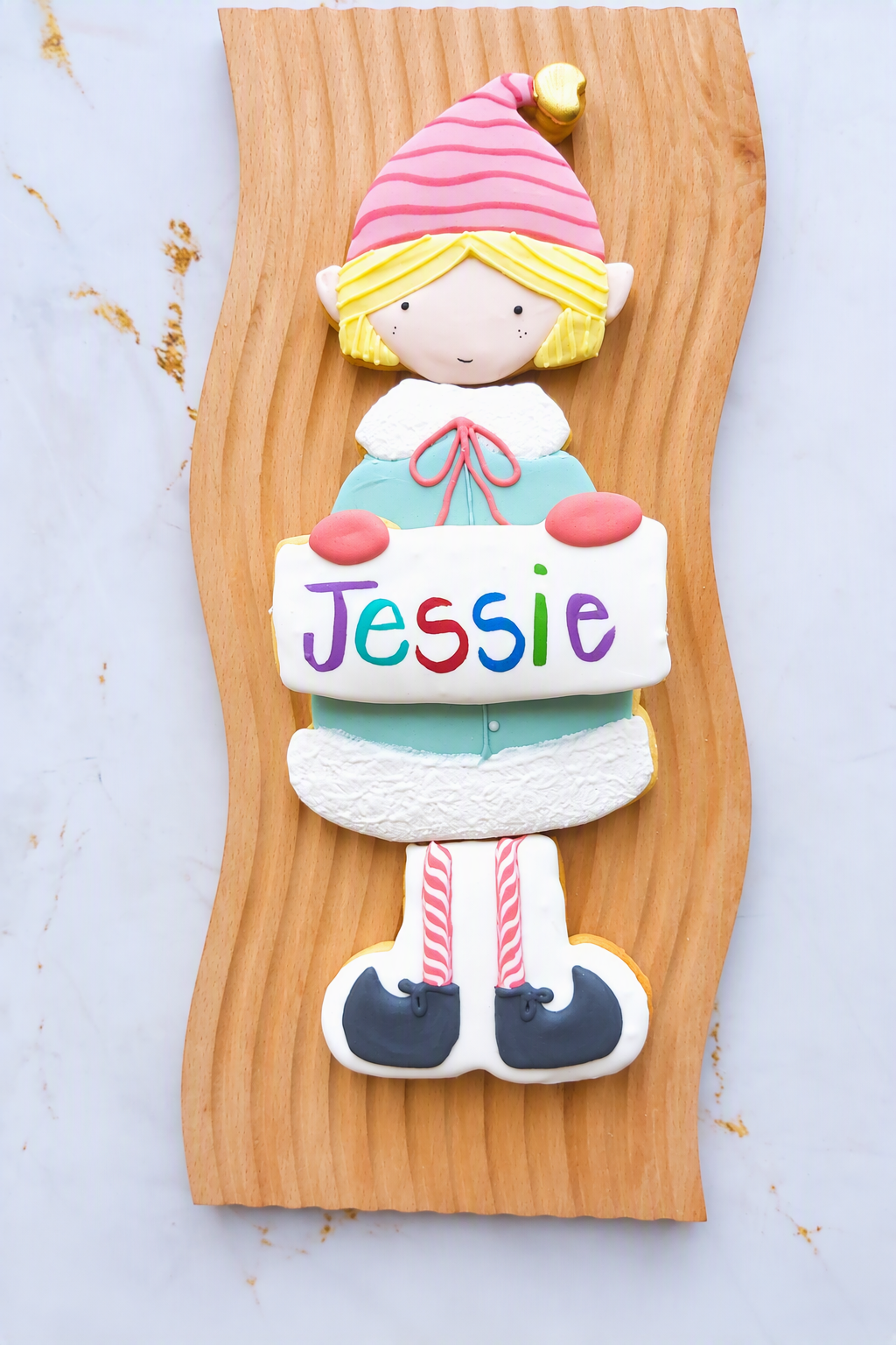 Personalised Elf Cookie